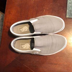 Grey Women’s Vans, size 7.5